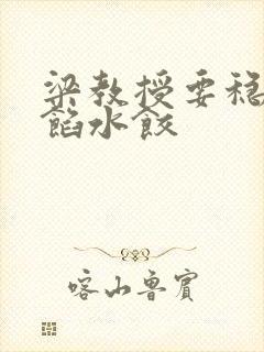 梁教授要稳住肉馅水饺