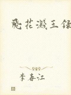 飞花溅玉录