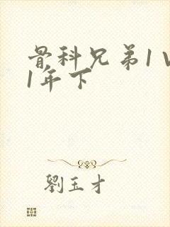 骨科兄弟1 V1年下