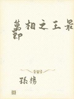 万相之王最新章节