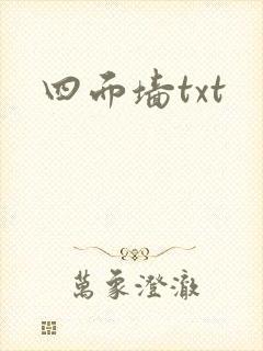 四面墙txt