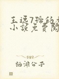 王逸7号的都市小说免费阅读