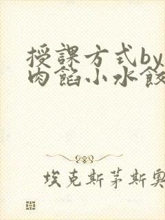 授课方式by 肉馅小水饺