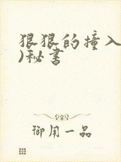 狠狠的撞入(h)秘书