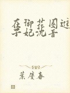 在御花园进入太子妃沈音