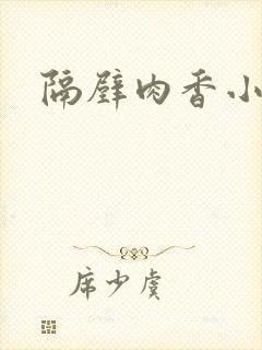 隔壁肉香小说