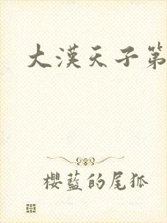 大汉天子第一部