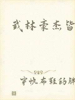 武林豪杰皆我奴