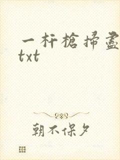 一杆枪扫尽全家txt