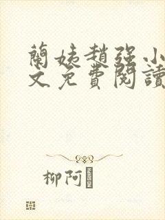 兰姨赵强小说全文免费阅读