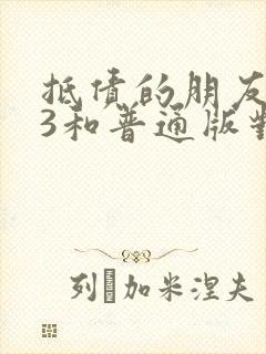 抵债的朋友麦子3和普通版对比