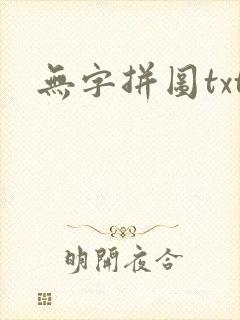 无字拼图txt
