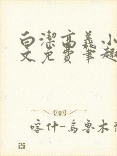 白洁高义小说全文免费笔趣阁在线阅读