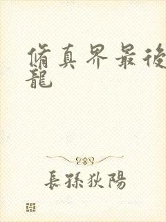 修真界最后一条龙