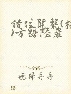 错位关系(校园)方糖陆岩