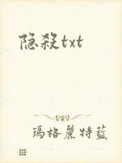 隐杀txt