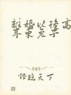 离婚以后高干 耳东兔子