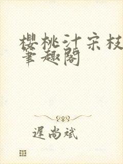 樱桃汁宋枝江野笔趣阁