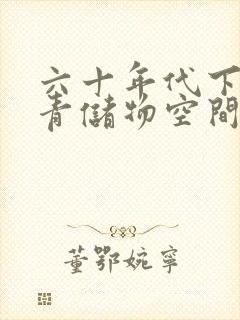 六十年代下乡知青储物空间