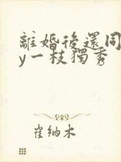 离婚后还同居by一枝独秀