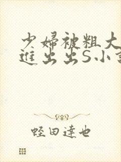 少妇被粗大猛进进出出S小说