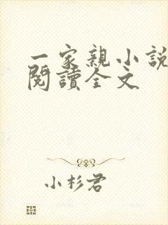 一家亲小说免费阅读全文