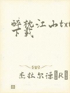 醉枕江山txt下载