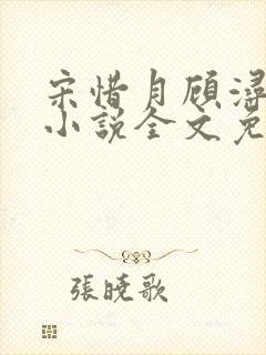 宋惜月顾浔渊的小说全文免费阅读