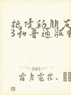 抵债的朋友麦子3和普通版对比