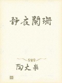 静夜阑珊