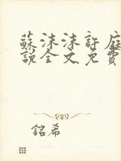 苏沫沫许庭川小说全文免费阅读