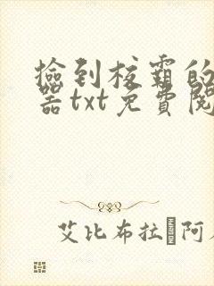 捡到校霸的遥控器txt免费阅读by阳阳