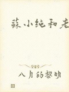 苏小纯和老苏