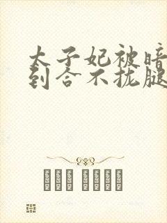 太子妃被暗卫C到合不拢腿