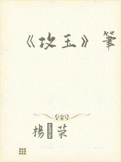 《攻玉》笔趣阁