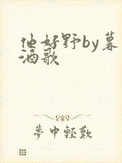 他好野by暮色酒歌