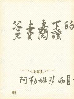 父上妻下的小说免费阅读