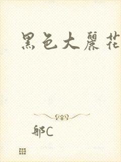 黑色大丽花图片