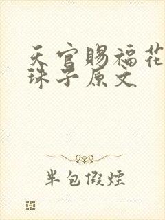 天官赐福花怜塞珠子原文
