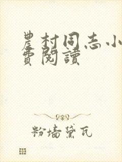 农村同志小说免费阅读