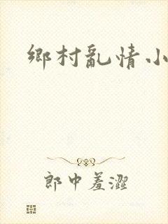 乡村乱情小说