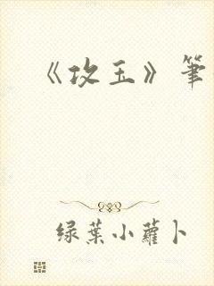 《攻玉》笔趣阁