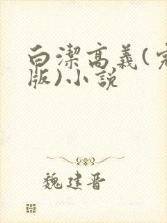 白洁高义(完整版)小说