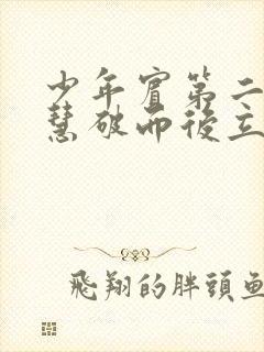 少年宾第二部珏慧破而后立