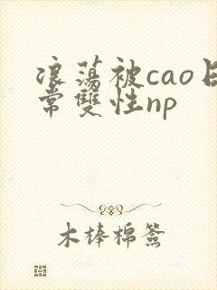 浪荡被cao日常双性np