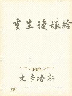 重生后嫁给三叔