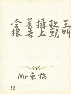 含着摄政王的紫根去上朝叫什么