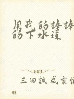 用我的棒棒通你的下水道