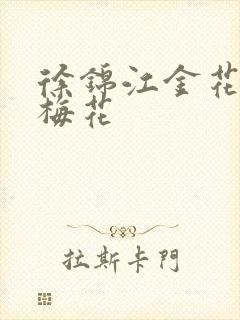 徐锦江金花瓶楷梅花