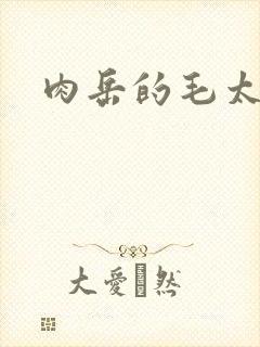 肉岳的毛太浓了